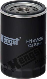 Hengst Filter H14W36 - Масляный фильтр autodif.ru