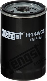 Hengst Filter H14W38 - Масляный фильтр autodif.ru