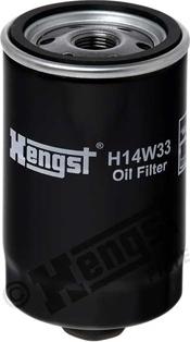 Hengst Filter H14W33 - Масляный фильтр autodif.ru