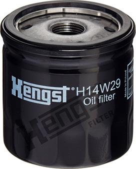 Hengst Filter H14W29 - Масляный фильтр autodif.ru