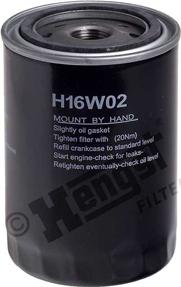 Hengst Filter H16W02 - Масляный фильтр autodif.ru