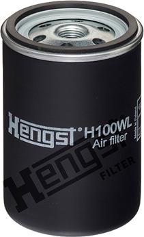 Hengst Filter H100WL - Воздушный фильтр, двигатель autodif.ru