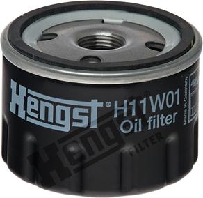 Hengst Filter H11W01 - Масляный фильтр autodif.ru