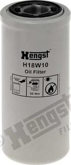 Hengst Filter H18W10 - Фильтр гидравлический Komatsu, New Holland, JCB (пр-во Германия) autodif.ru