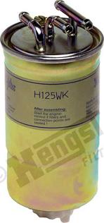 Hengst Filter H125WK - Топливный фильтр autodif.ru