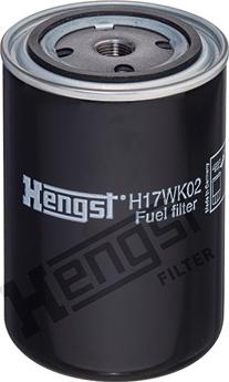 Hengst Filter H17WK02 - Топливный фильтр autodif.ru