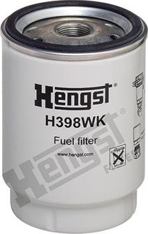 Hengst Filter H398WK - Топливный фильтр autodif.ru