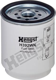 Hengst Filter H392WK - Топливный фильтр autodif.ru