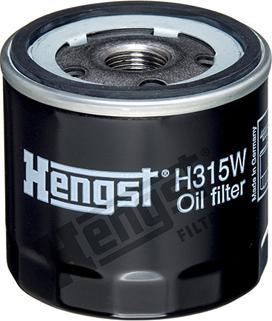 Hengst Filter H315W - Масляный фильтр autodif.ru