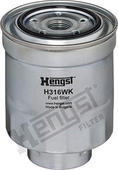 Hengst Filter H316WK - Топливный фильтр autodif.ru