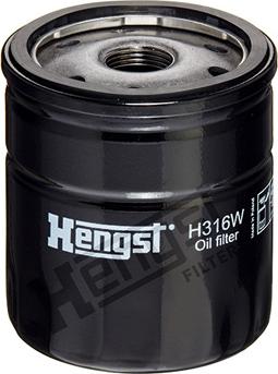 Hengst Filter H316W - Масляный фильтр autodif.ru