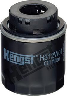 Hengst Filter H312W01 - Масляный фильтр autodif.ru