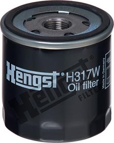 Hengst Filter H317W - Масляный фильтр autodif.ru