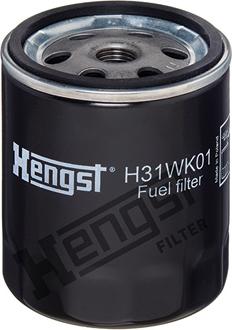 Hengst Filter H31WK01 - Топливный фильтр autodif.ru