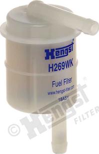 Hengst Filter H269WK - Топливный фильтр autodif.ru