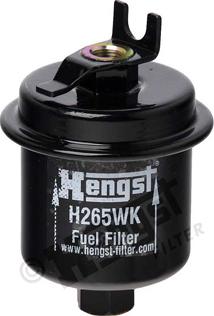 Hengst Filter H265WK - Топливный фильтр autodif.ru