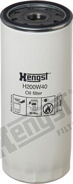 Hengst Filter H200W40 - Масляный фильтр autodif.ru