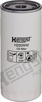 Hengst Filter H200W42 - Масляный фильтр autodif.ru