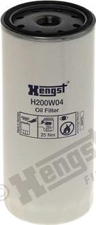 Hengst Filter H200W04 - Масляный фильтр autodif.ru