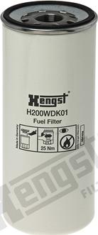 Hengst Filter H200WDK01 - Топливный фильтр autodif.ru