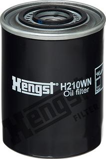 Hengst Filter H210WN - фильтр масляный! H140 D93 d62/72 \Iveco Daily/EuroCargo, Fiat Croma/Ducato 85> autodif.ru