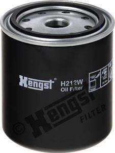 Hengst Filter H212W - Масляный фильтр autodif.ru