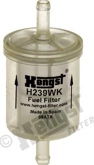 Hengst Filter H239WK - Топливный фильтр autodif.ru