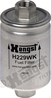 Hengst Filter H229WK - Автозапчасть/Фильтр топливный Rover 200-600 autodif.ru