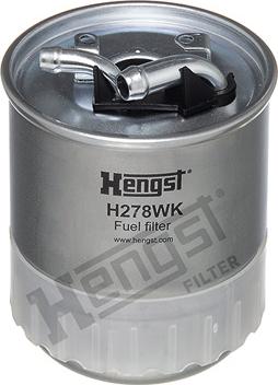 Hengst Filter H278WK - Топливный фильтр autodif.ru