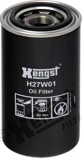 Hengst Filter H27W01 - Масляный фильтр autodif.ru
