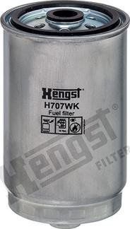 Hengst Filter H707WK - фильтр топливный!\Hyundai Accent/Getzi, Kia Carens/Rio/Sorento 1.5CRDi-2.5CRDi 05> autodif.ru