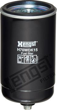 Hengst Filter H70WDK15 - Топливный фильтр autodif.ru