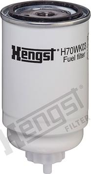 Hengst Filter H70WK03 - Топливный фильтр autodif.ru