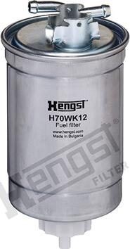 Hengst Filter H70WK12 - Топливный фильтр autodif.ru