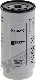 Hengst Filter H710WK - Топливный фильтр autodif.ru