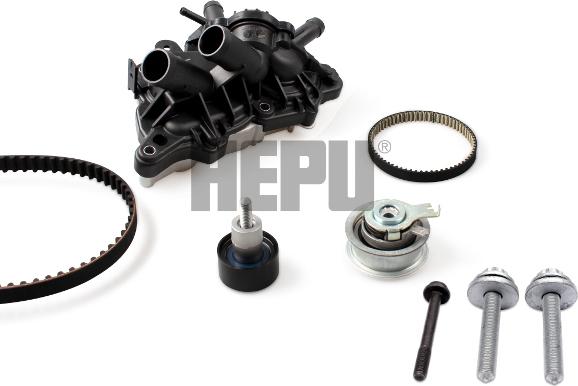 Hepu PK06870 - Водяной насос + комплект зубчатого ремня ГРМ autodif.ru