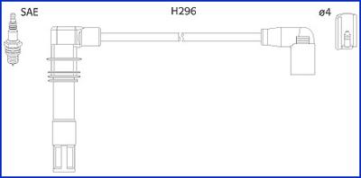 Hitachi 134797 - Комплект проводов зажигания autodif.ru