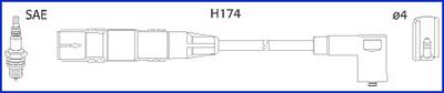 Hitachi 134714 - Комплект проводов зажигания autodif.ru