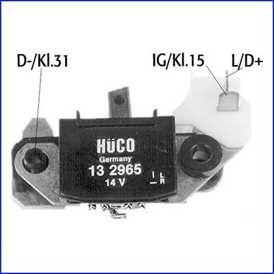 Hitachi 132965 - Регулятор напряжения, генератор autodif.ru