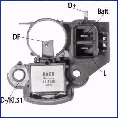 Hitachi 132910 - Регулятор напряжения, генератор autodif.ru