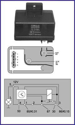 Hitachi 132084 - Реле, система накаливания autodif.ru