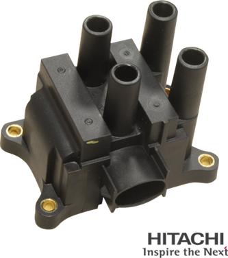 Hitachi 2508803 - Катушка зажигания Ford Focus 98-(соблюдайте расположение цилиндров) autodif.ru