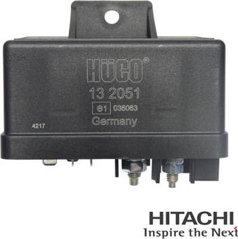 Hitachi 2502051 - Реле, система накаливания autodif.ru