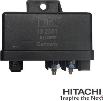Hitachi 2502081 - Реле, система накаливания autodif.ru