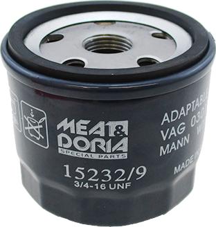 Meat & Doria 15232 - Масляный фильтр autodif.ru