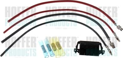 Hoffer 25541 - Ремкомплект кабеля, доп. резистор вентилятора кондиционера autodif.ru