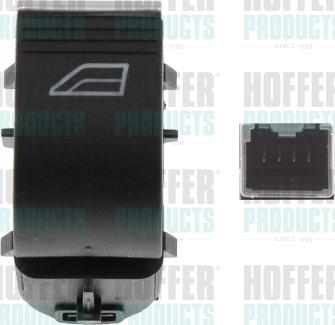 Hoffer 2106720 - Выключатель, стеклоподъемник autodif.ru