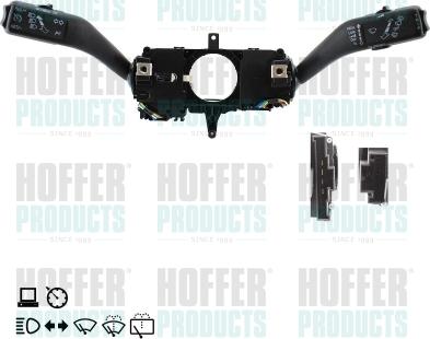 Hoffer 21031537 - Выключатель на рулевой колонке autodif.ru