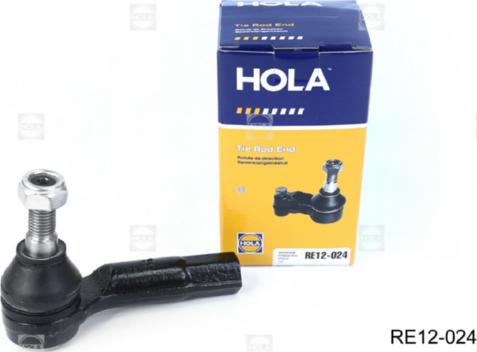 Hola RE12-024 - наконечник рулевых тяг HOLA для а/м SKODA Fabia I/II, Rapid (NH1,NH3), Roomster (5J), VW Polo (6R,9N autodif.ru