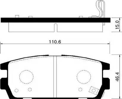 R Brake RB1615-066 - Тормозные колодки, дисковые, комплект autodif.ru